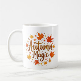 Autumn Magic Glitter Glow Gepersonaliseerd Koffiemok