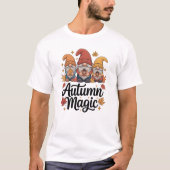 Autumn Magic Gnomes T-shirt (Voorkant)