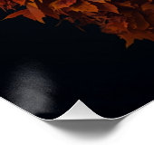 Autumn Majesty – Regal Lion with Autumn Mane Perfect Poster (Hoek)