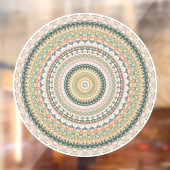 Autumn Mandala Boho Hippie Retro Abstracte kunst Raamsticker (Vel 2)