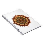 Autumn Mandala Floral Notitieboek (Rechterzijde)