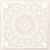 Autumn Mandala Glazen Onderzetter (Achterkant)