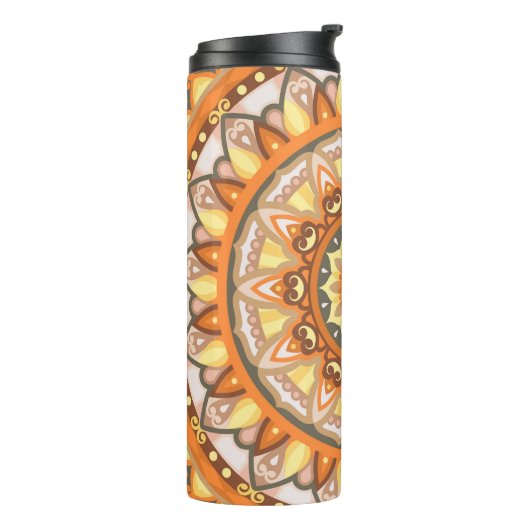 Autumn Mandala Thermosbeker (Gedraaid links)
