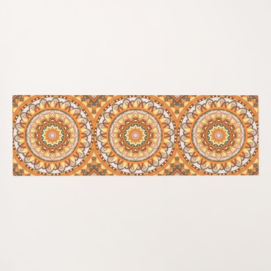 Autumn Mandala Yogamat (Achterkant (horizontaal))
