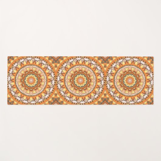 Autumn Mandala Yogamat (Voorkant (horizontaal))