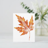 "Autumn Maple #1" Briefkaart voor landwegen (Staand voorkant)