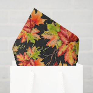 Autumn maple blad paper tissuepapier