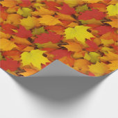 Autumn maple-bladeren cadeaupapier (Hoek)