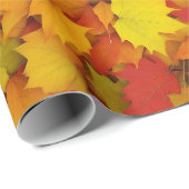 Autumn maple-bladeren cadeaupapier (Rol Hoek)