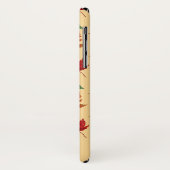 Autumn maple-bladeren met aangepaste naam Case-Mate iPhone case (Achterkant/links)