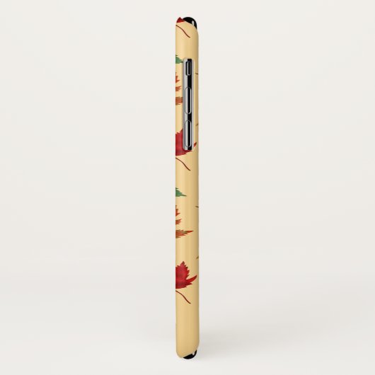 Autumn maple-bladeren met aangepaste naam Case-Mate iPhone case (Achterkant/links)