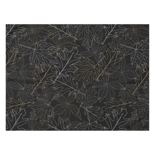 Autumn maple-bladeren tafelkleed (Voorkant (Horizontaal))