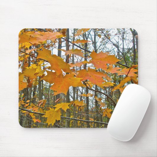 Autumn Maple Foliage Muismat (Met muis)