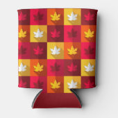 Autumn Maple laat helder patchwork over Blikjeskoeler (Voorkant)