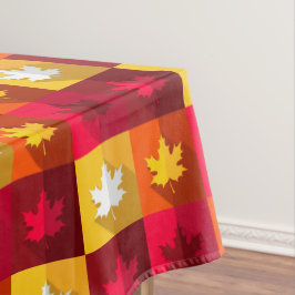 Autumn Maple laat helder patchwork over Tafelkleed