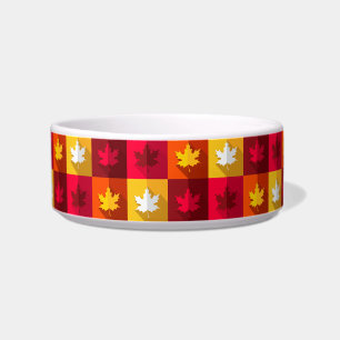 Autumn Maple laat helder patchwork over Voerbakje