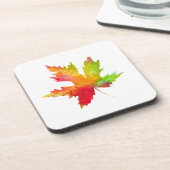 Autumn Maple Leaf Beverage Coaster Bier Onderzetter (Linkerzijde)