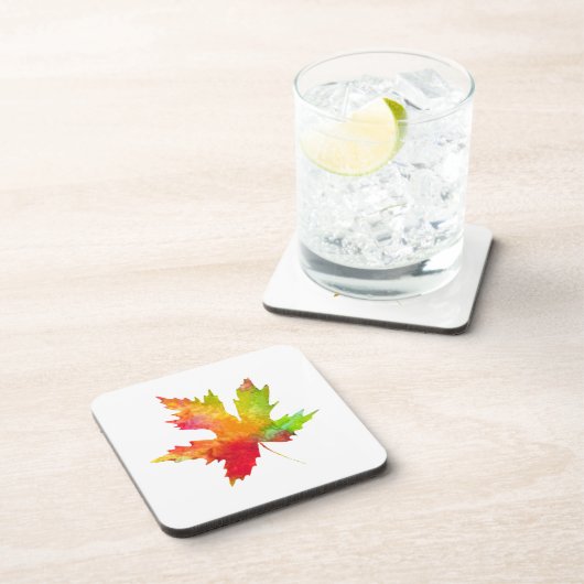 Autumn Maple Leaf Beverage Coaster Bier Onderzetter (Rechterzijde)