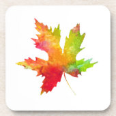 Autumn Maple Leaf Beverage Coaster Bier Onderzetter (Voorkant)