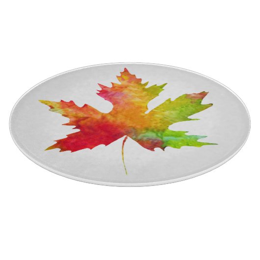 Autumn Maple Leaf Beverage Coaster Snijplank (Hoek)