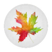 Autumn Maple Leaf Beverage Coaster Snijplank (Voorkant)