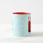 Autumn Maple Leaf Canadian Flag Mok (Midden)