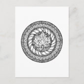 Autumn Maple Leaf Doodle Briefkaart (Voorkant)