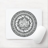 Autumn Maple Leaf Doodle Muismat (Met muis)