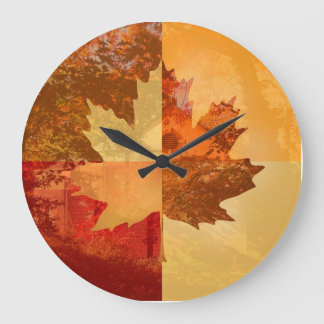 Autumn, Maple Leaf Grote Klok