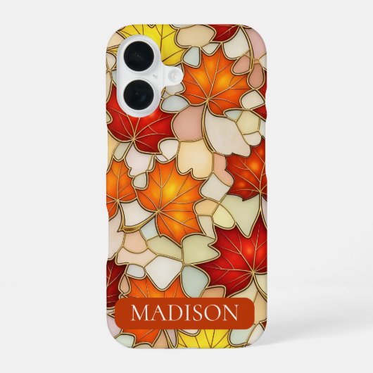 Autumn Maple Leaf  iPhone 16 Hoesje (Achterkant)