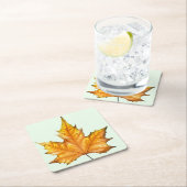 Autumn maple leaf kartonnen onderzetters (Insitu)