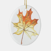 Autumn maple leaf keramisch ornament (Rechts)