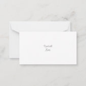 Autumn Maple Leaf Note Card Notitiekaartje (Achterkant)