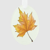 Autumn maple leaf ornament (voorkant)