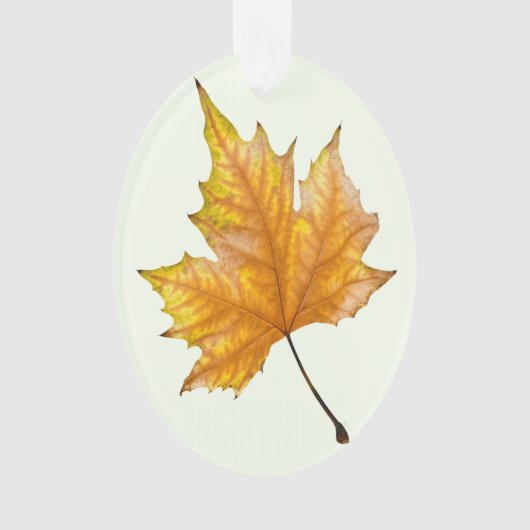 Autumn maple leaf ornament (voorkant)