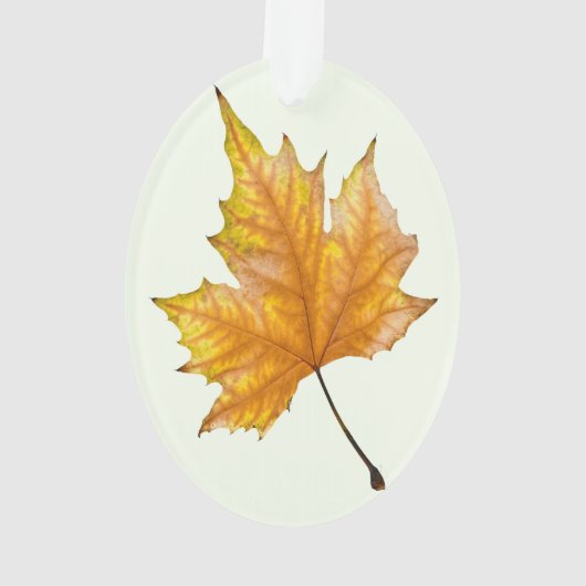 Autumn maple leaf ornament (achterkant)