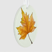 Autumn maple leaf ornament (voorkant)
