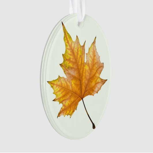 Autumn maple leaf ornament (voorkant)