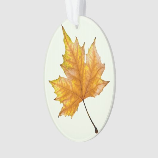 Autumn maple leaf ornament (voorkant)