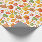 Autumn maple leaf Thanksgiving Wrapping P Cadeaupapier (Hoek)