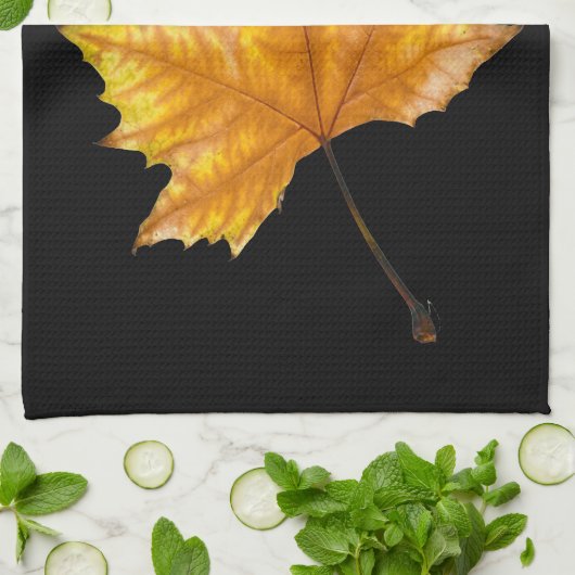 Autumn Maple Leaf Theedoek (Gevouwen)