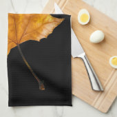 Autumn Maple Leaf Theedoek (Quarter Fold)