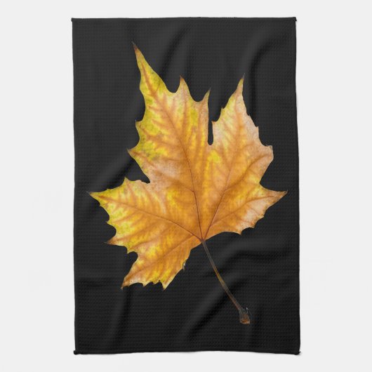 Autumn Maple Leaf Theedoek (Verticaal)