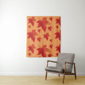 Autumn Maple Leaf Wandkleed (In situ)