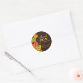 Autumn Maple Leaf Wedding Hartelijk dank Sticker B (Envelop)
