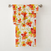 Autumn Maple Leaves Bad Handdoek (Insitu)