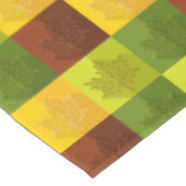 Autumn Maple Leaves, brown, Gold, green Tafelkleed (Gekanteld)