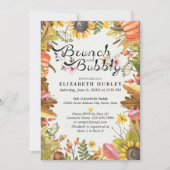 Autumn Maple Leaves Brunch & Bubble Vrijgezellenfe Kaart (Voorkant)