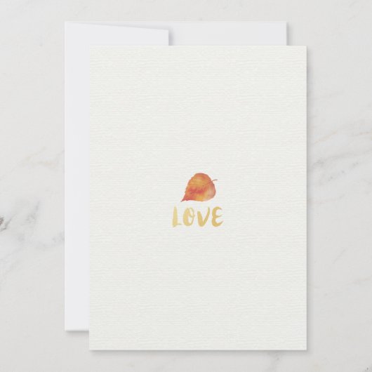 Autumn Maple Leaves Brunch & Bubble Vrijgezellenfe Kaart (Achterkant)