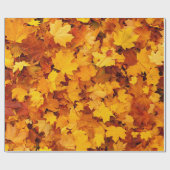 Autumn Maple Leaves Cadeaupapier (Vlak)